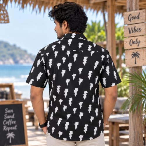 Image of BROWN CULTURE Printed Shirts for Men | Half Sleeve Shirt for Men | Cotton Half Sleeve | Cotton Blend Shirts for Men's | Casual Printed Shirt | Stylish Everyday Wear