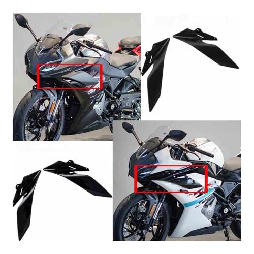 Déflecteurs d'aile CF250SR pour réduire le guidonnage de la moto