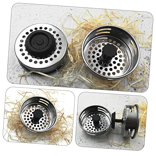 Filtro para desagüe de lavabo de baño STOBOK 4 piezas miniatura 2