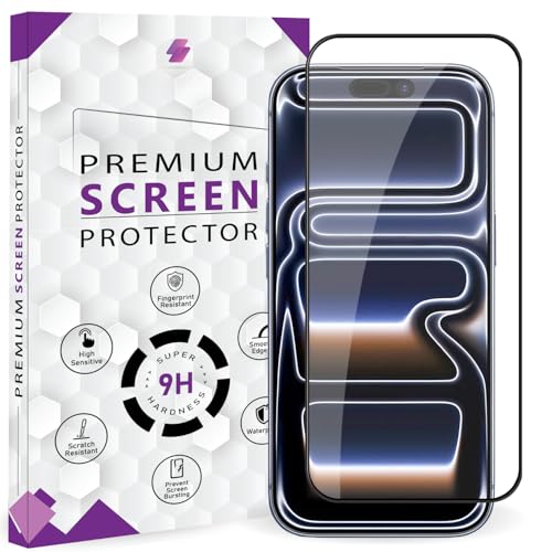 Image of Premium Tempered Glass Screen Protector Guard For iPhone 17 Pro /iPhone 17 (6.3 Inch, Pack of 1) | Edge to Edge Coverage With Easy to installation kit