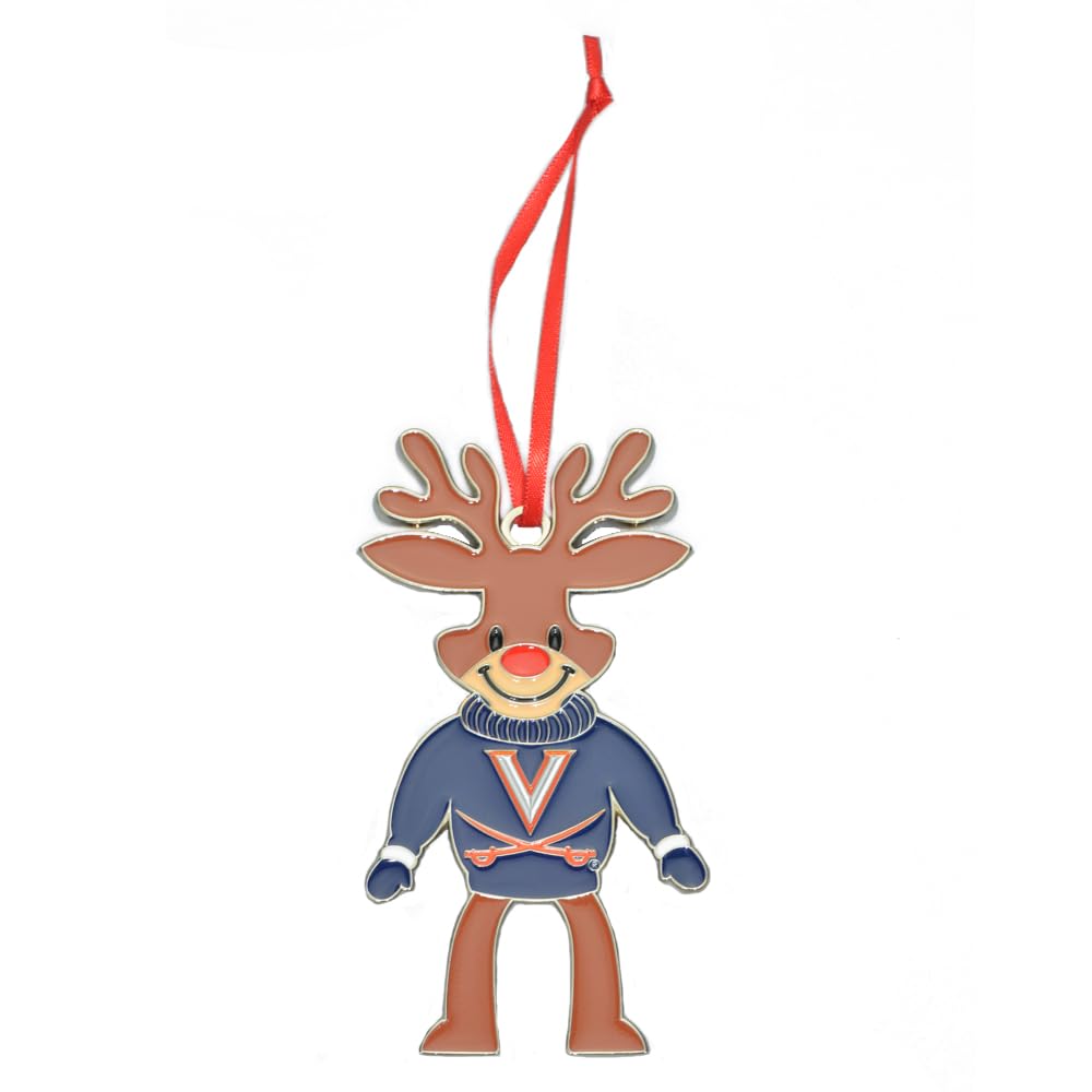 Virginia Cavaliers (UVA) Reindeer Metal Christmas ...