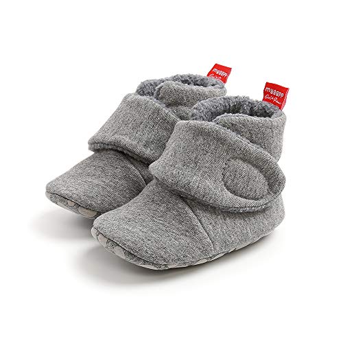 TMEOG Baby Meisjes Laarzen, Baby Fleece Gezellige Laarzen Mooie Slippers Baby Peuter Eerste Wandelaars Winter Warme… - Image 8