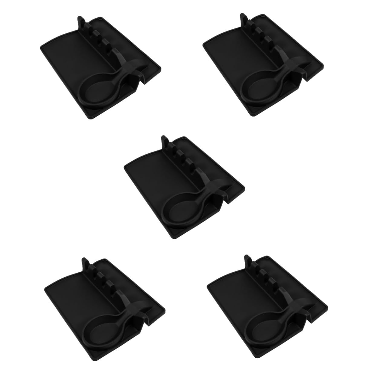 Gatuida 5stücke Küchenutensilienhalter Aus Verstellbarer Kochlöffelhalter Für Verschiedene Utensilien Elegant Für Spatulas Schöpflöffel Und Zangen Der Küchenarbeitsplatte