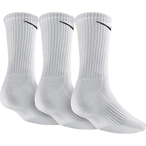 Nike Performance Cushion Crew Training Socks (3 Pair), White, Medium #TOP2