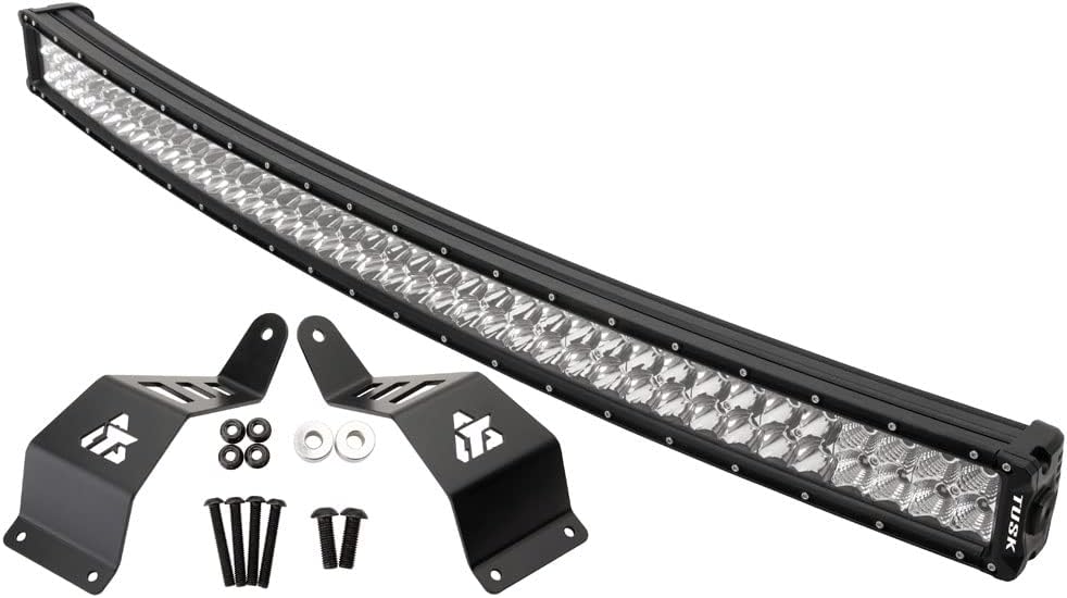 Tusk V2 LED Light Bar Kit, 40" Curved, High-Intensity Off-Road Lighting - Compatible with Yamaha Wolverine RMAX4/RMAX2 1000 2021-2026