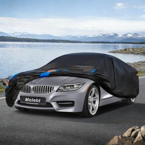 Image of Custom Fit Car Cover for MW Z4 E85 E86 E89 G29 Coupe /Roadster /Convertible (2002-2026), Upgraded Waterproof All Weather Outdoor Auto Cover with Driver Door Zipper, UV /Snow /Dust Protection