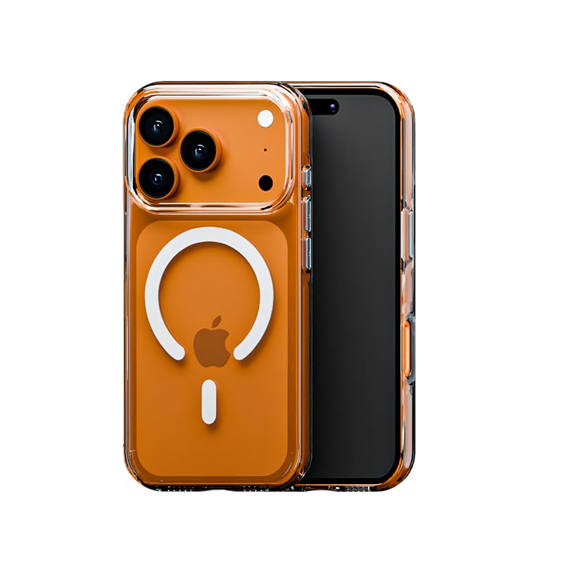 Capes Clear Armour for iPhone 17 Pro Cover Case, Non-Yellowing, Scratch Resistant, Thin & Slim, Compatible with MagSafe Back Cover, Full Polycarbonate Transparent Back Cover with Camera Protection