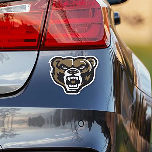Image of Collegiate NCAA Car Decal Made from Premium Weatherproof Vinyl (Oakland University)