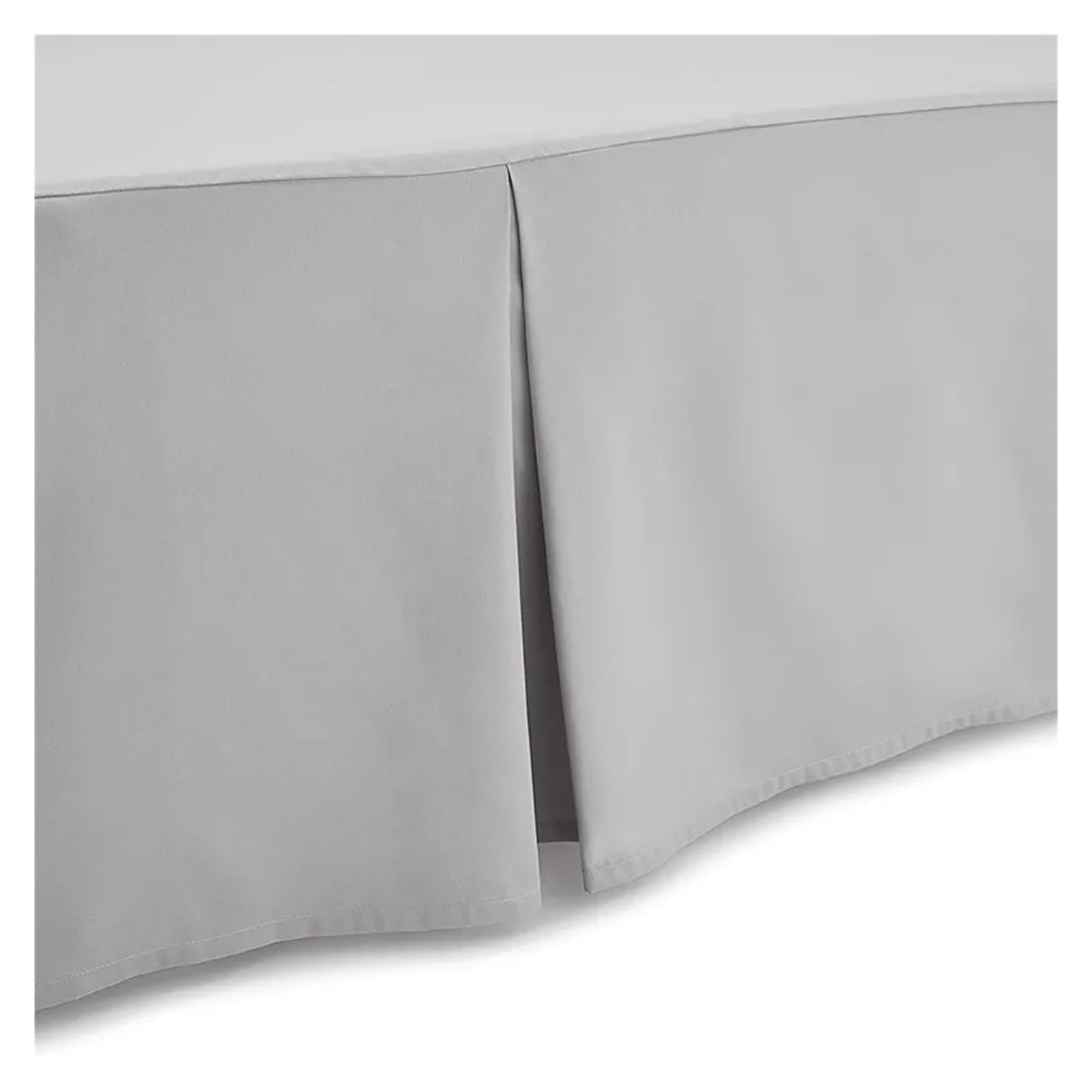 Elegancka plisowana spódnica na łóżko z platformą o wysokości 35 cm (biała niestandardowa 35 cm kropla)