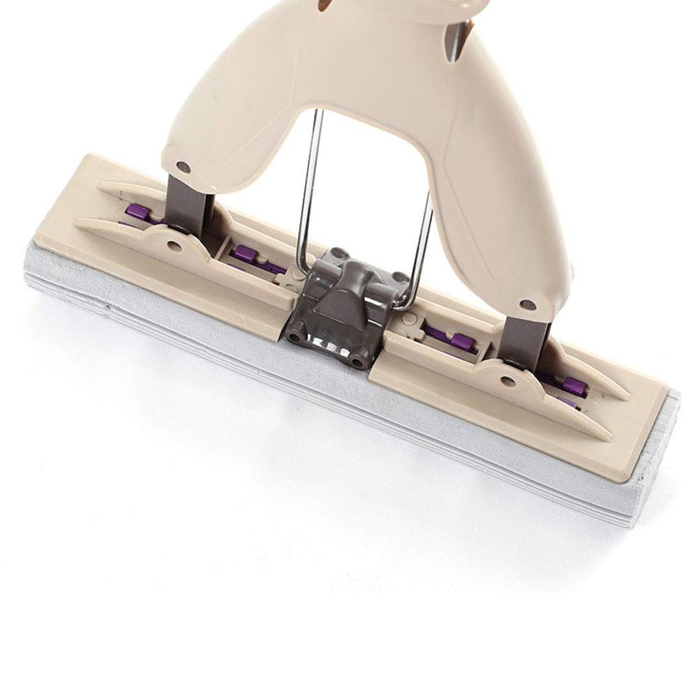 Trapeador Trapeador de Esponja con recambios absorbentes Fácil de Limpiar para la Cocina del hogar Madera Dura Madera laminada Azulejos de cerámica Limpieza de Pisos Trapeador y CU
