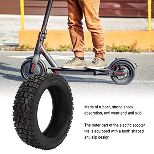 10x2.75‑6.5 Tubeless Tire, Lightweight Rubber Scooter Tire 10 Inch Shockproof Tubeless Tyre Replacement for Electric Scooter by POENVFPO - Used condition - Image 7