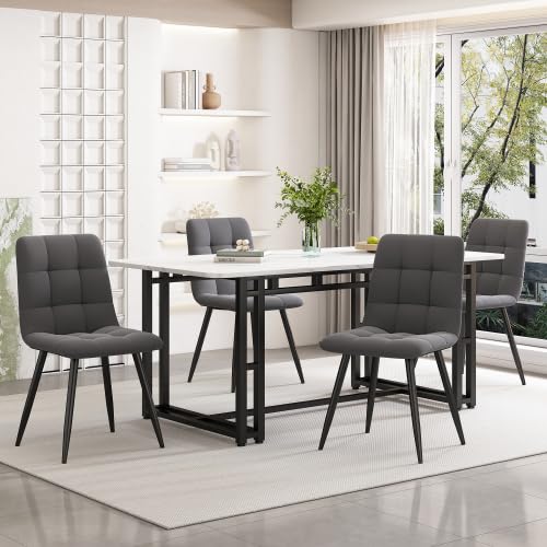 Table gain de place 120 cm avec pieds métal pour petits espaces - 2