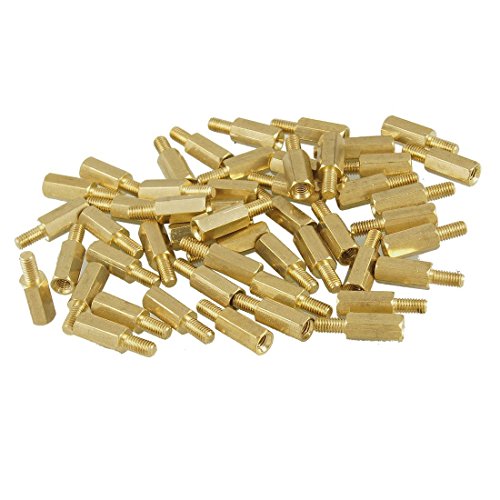 Sourcingmap 50 Pz M3 Maschio x M3 Femmina 11mm