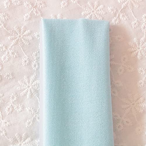 Image of Sport Yoga Headbands,Pack of 14,Fashion Soft Elastic Polyester Sweatband Yoga Stretchy Headband for Women Man Girl (Light Blue)