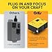 Automatic Vacuum Switch, Ortis Plug in Dust Control Autoswitch for 2 Power Tools, Auto/On/Off Modes, Adjustable Start & Delay-Off for Cleaner Air, Smoother Workflow, Yellow HVC-14Y