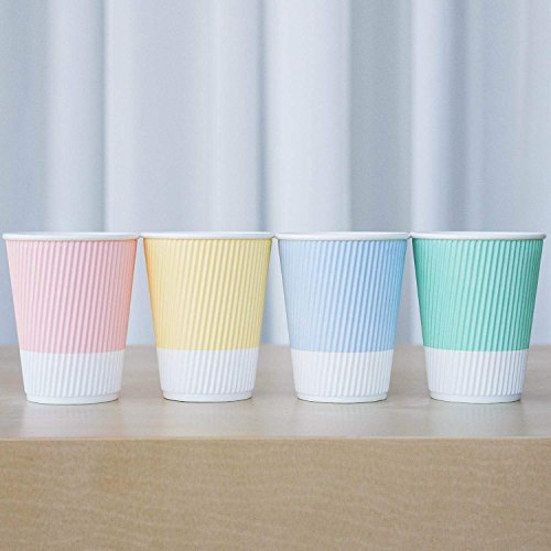 Premium Disposable Coffee Cups With Lids - (90) Durable 12 oz To Go Coffee Cups With Tight Resealable Lids Prevent Leaks! Sturdy, Insulated For Hot Beverages. Will Not Bend With Heat Or Burn Fingers! - Thumbnail 5