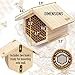 Rivajam Mason Bee House 2023 Design Wax Coated Nesting Bee Box | 95 Cardboard Mason Bee Tubes PLUS 95 Bee Nesting Paper Inserts Tube Liners | Leafcutter Solitary Mason Bee Houses for Pollinating Bees