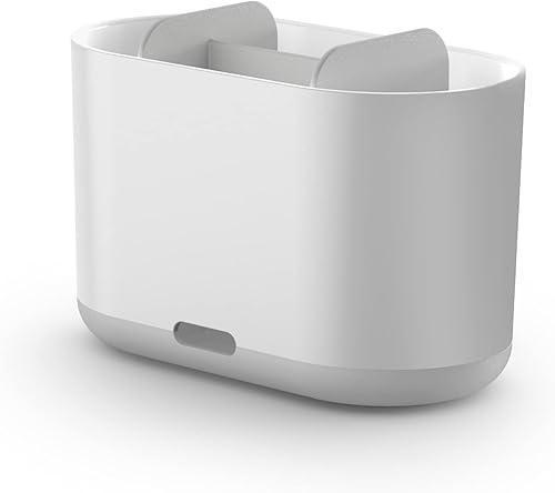 Miniatura 3 de Joseph Joseph Duo - Soporte desmontable para cepillos de dientes, compatible con cepillos de dientes manuales y eléctricos, organizador de baño