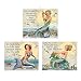 OHIO WHOLESALE, INC. Funny Mermaid Tin Signs | Mermaid Beach Home Decor Wall Art | Set of 3 | 7 x 8 Inch