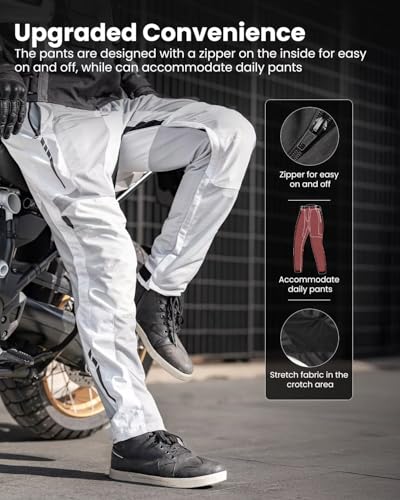 ILM Mesh Motorcycle Pants with CE Armor