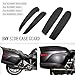 Motorcycle Side Trunk Panel Case Protector Fairing Cover Guard Compatible with BMW K1600GT K1600GTL K1600 GT GTL 2010- R1200RT R1250RT