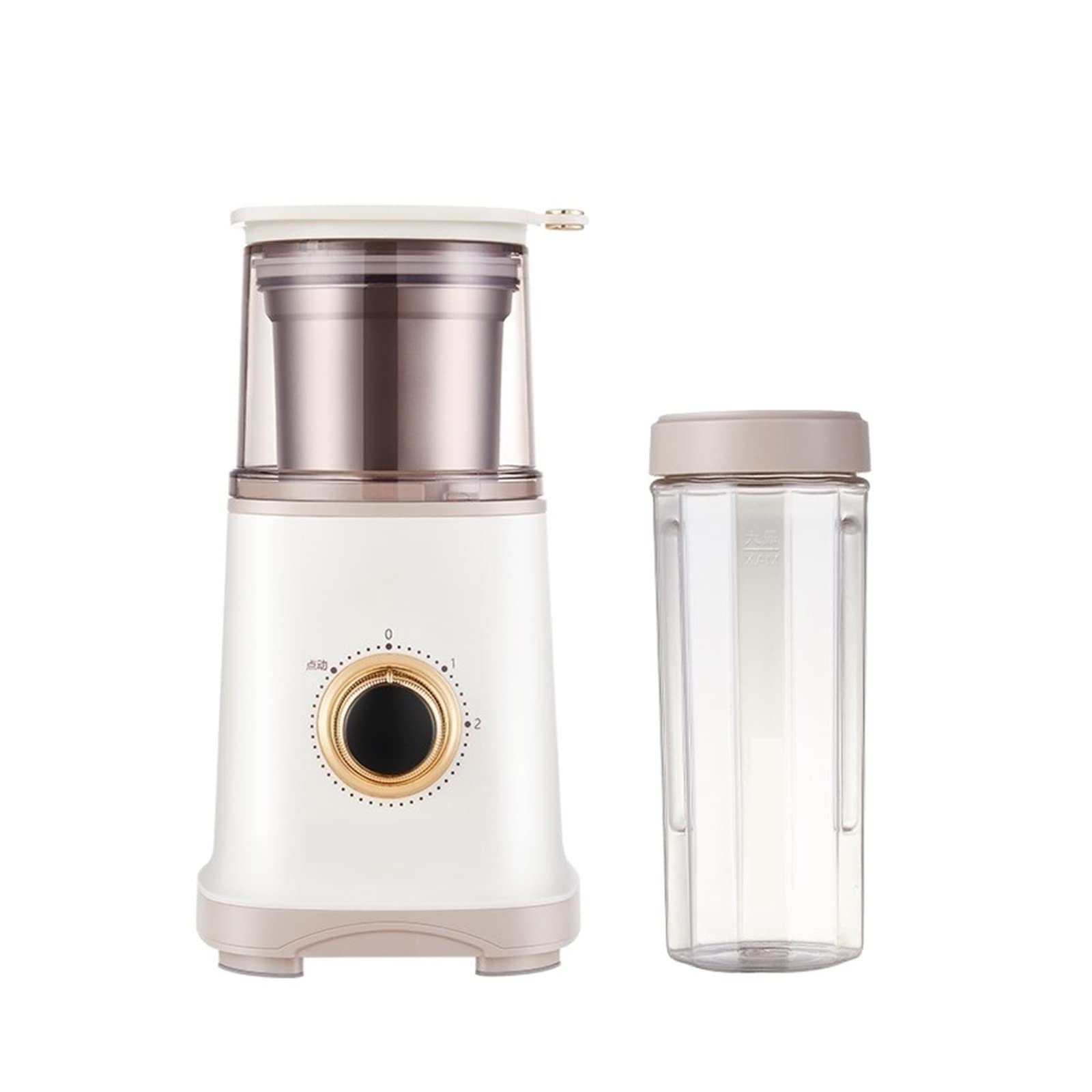 MIIKHI Juicer Household Cooking Machine Small Multi-function Portable Juicer Broken Wall Auxiliary Food Machine Grinder Mixer MF01 (Color : Wit, Size : AU) (Wit E)