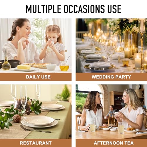 Image of 21-Piece Modern Black Silverware Set with Organizer Tray Stainless Steel Eating Utensil Sets Kitchen Knives Forks and Spoons Cutlery Set Heavy Duty Tableware Flatware Sets for 4, Dishwasher Safe