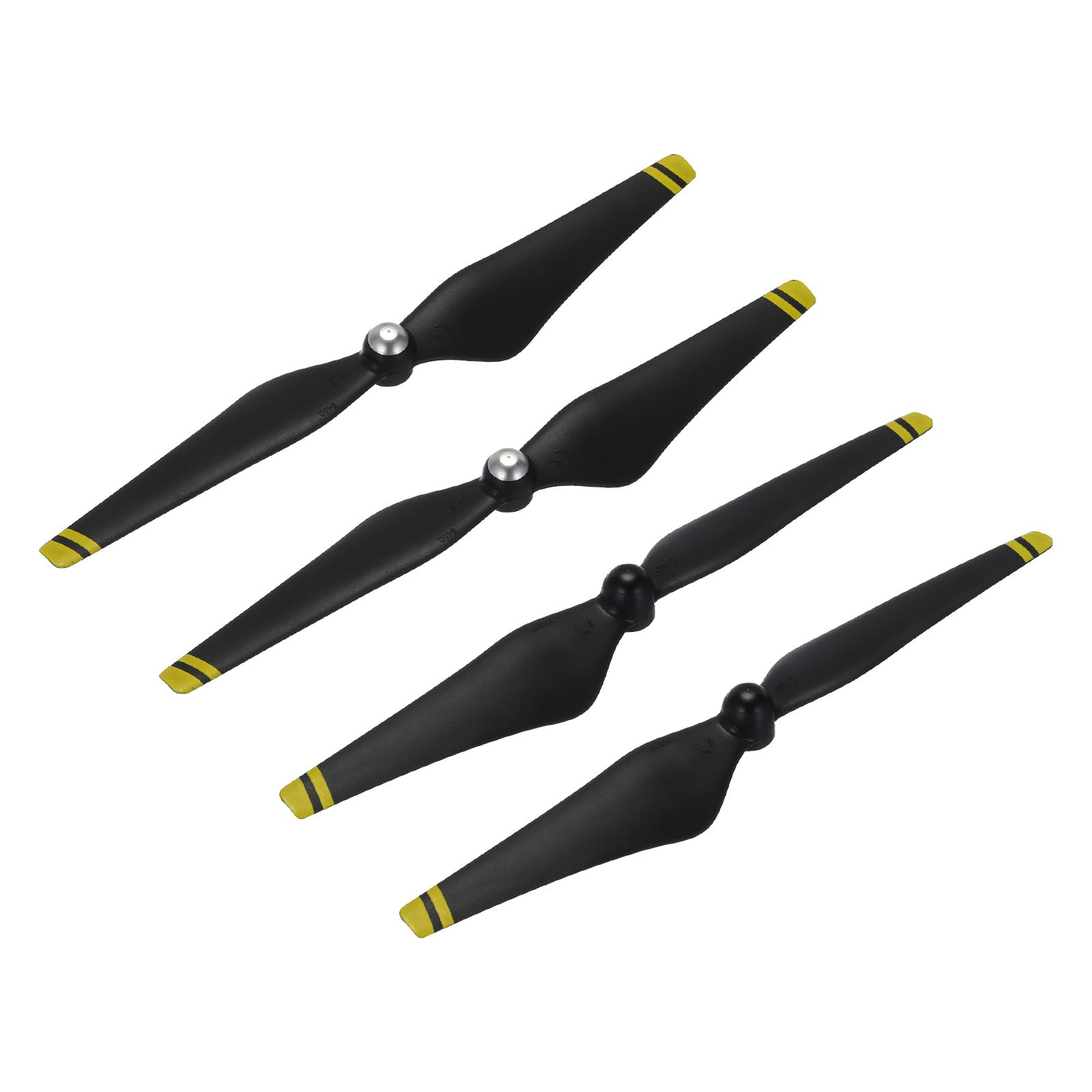 QUARKZMAN Eliche per Droni Rc, Pale di Elica a 2 Pale, Diametro 7,6 Cm, in Plastica Nera a Basso Rumore per Aerei Rc Fai-da-Te, Droni, 3 Set
