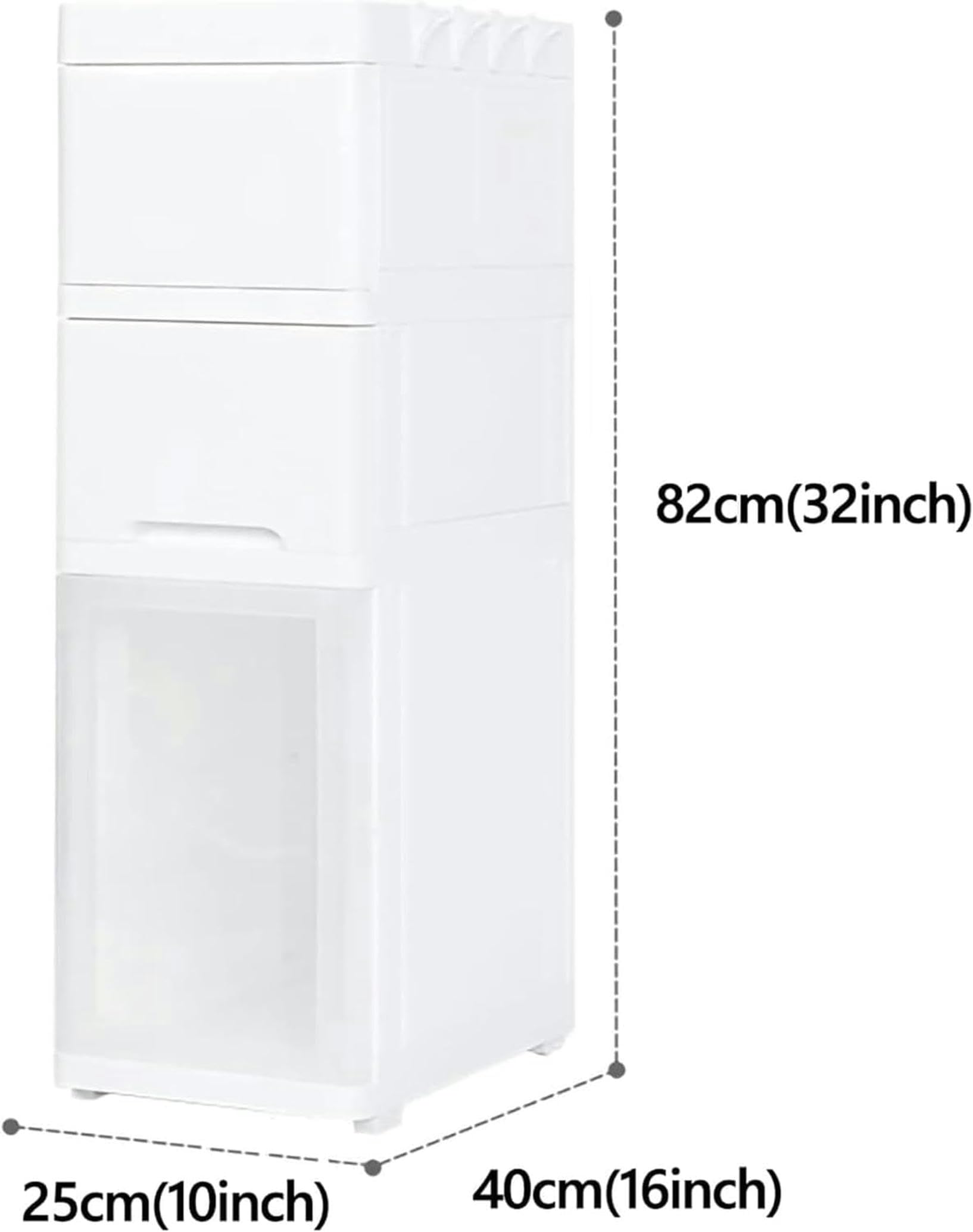 Cajones de almacenamiento apilables con ruedas, estrechos, delgados, independientes, Torre de almacenamiento, impermeables, laterales, para baño, cocina, estudio, armario