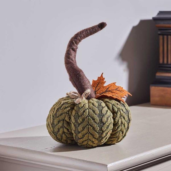 Marco Paul Plush Pumpkin – 13cm Handcrafted Autumn Decoration – Soft Fabric Cushion for Halloween & Autumnal Home Décor (13cm)
