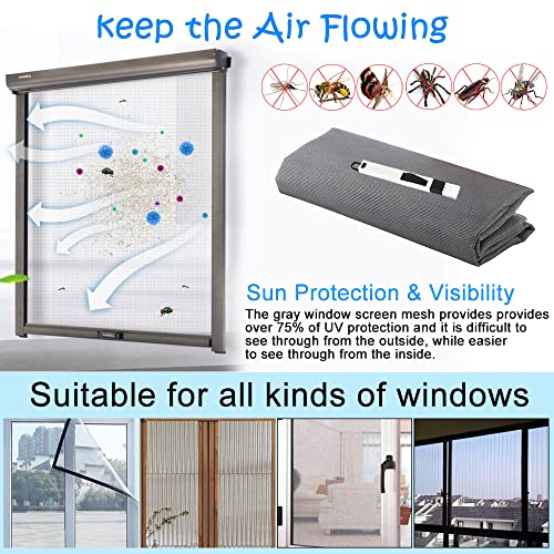 FIGFYOU Rete per Zanzariera in Fibra di Vetro 120