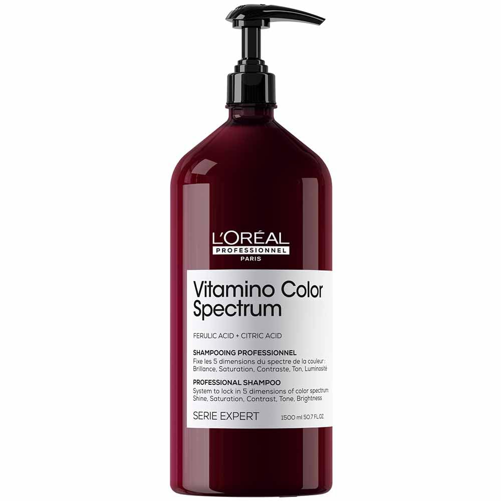 Série Expert Vitamino Color Spectrum Shampoing protecteur pour cheveux colorés 1500ml