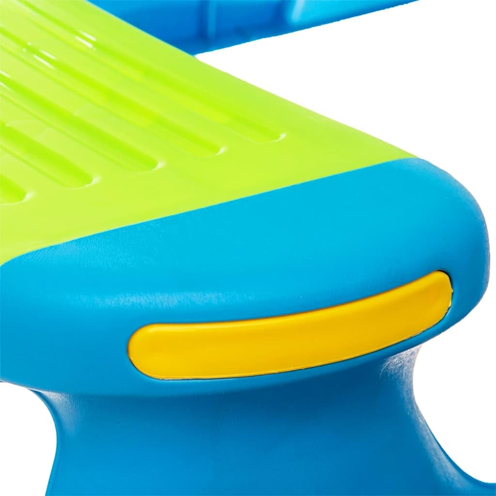 Générique Banc de Pique-Nique Enfant polypropylène 89,5x84,5x48 cm, Table et Banc intégrés pour Jeux extérieurs, Charge Max 30 kg, Usage intérieur et extérieur
