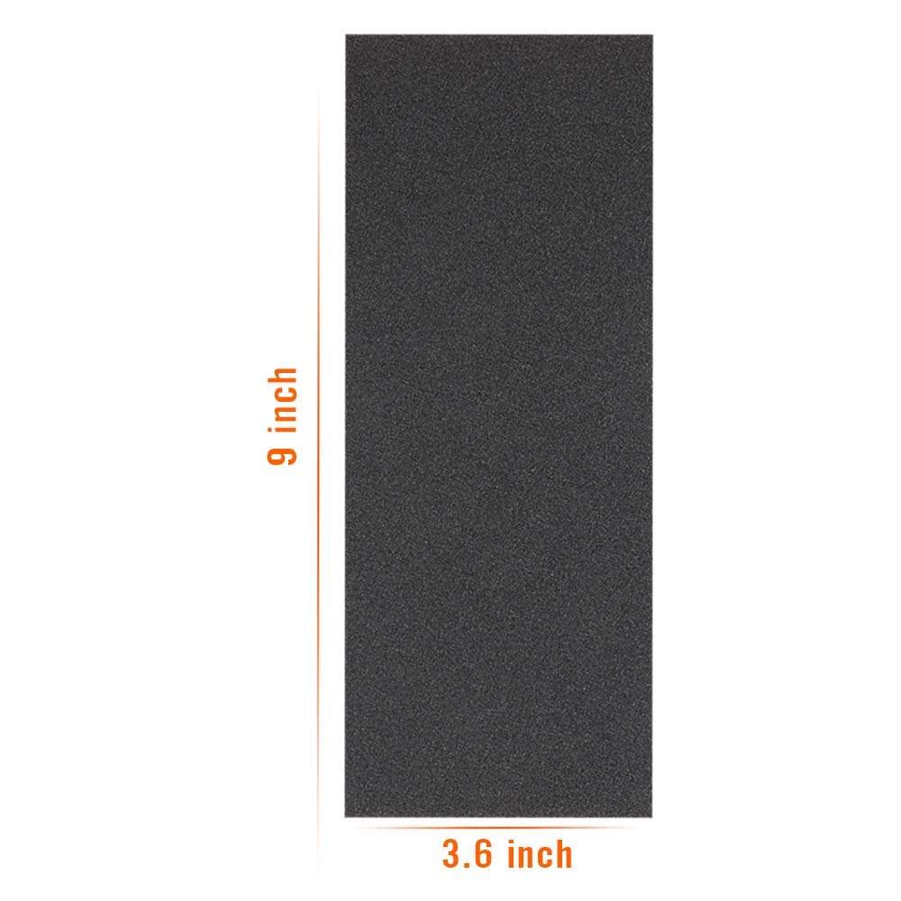 45PCS 9x3.6 Pollici Carta Vetrata Wet Dry Impermeabile Carta Vetrata 120-5000 Carta Abrasiva Grana per Mobili in Legno Finitura Metallo Levigatura,Grigio