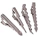 Bundle Monster 4 pc Lightning Warrior Tie Clip Mixed Design Set - Gun Metal Gray