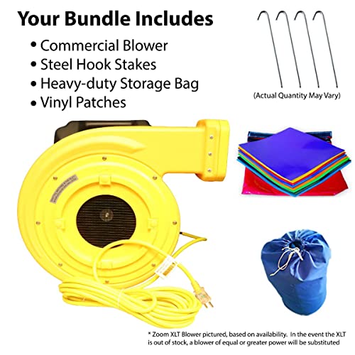 TentandTable Inflatable Bounce House with Slide for Kids 5-12 Large - Commercial Grade Bouncy House for Adults - Jump House, Includes Electric Air Blower - 19' L x 15' W x 14' H - Pirate Ship - Image 7