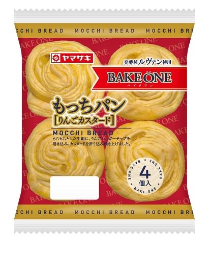 Amazon | ヤマザキ もっちパン(りんごカスタード) 4コ入 | yamasaki