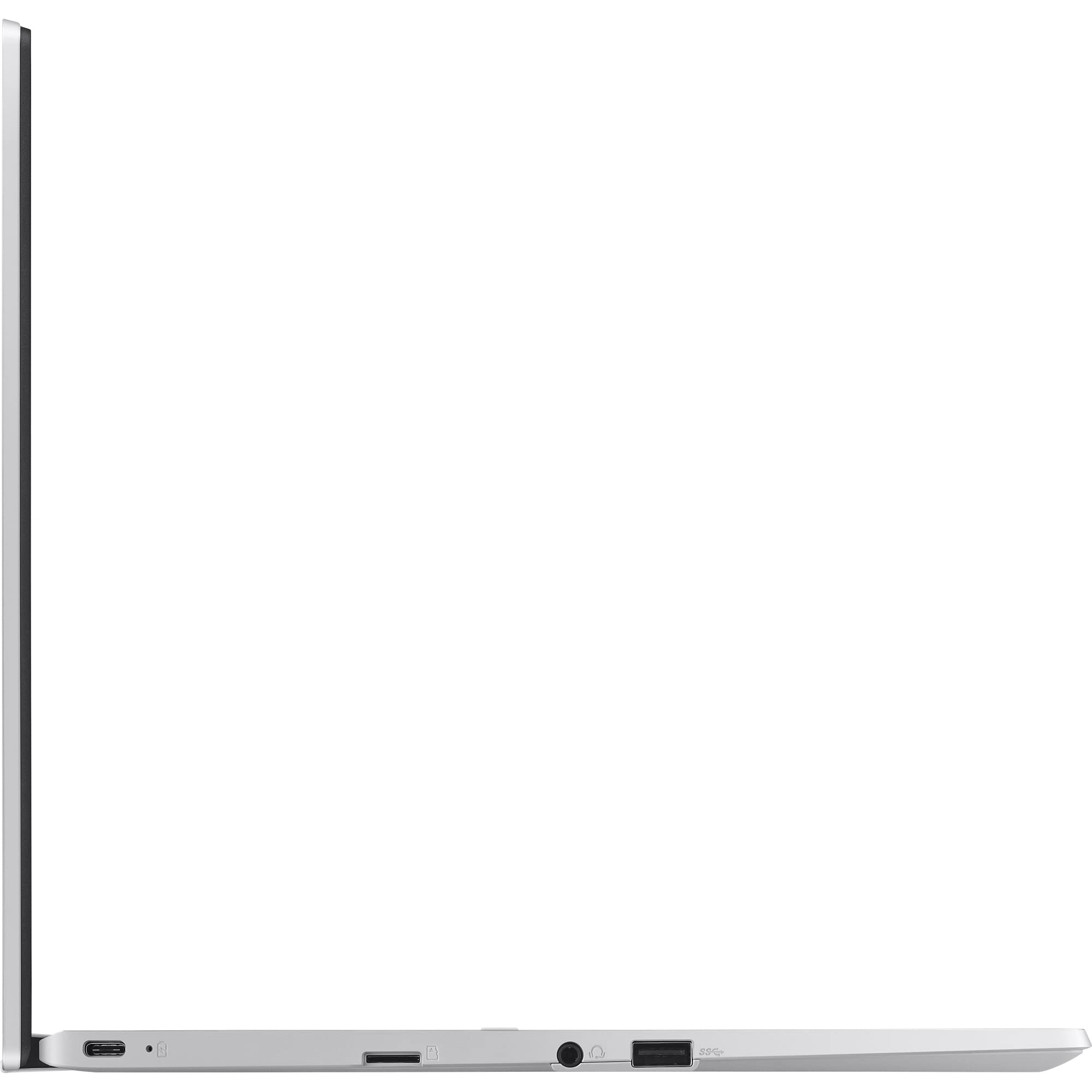 ASUS Chromebook 14 | 14" HD Anti-Glare Display | Intel Celeron N3350 | 8GB RAM | 64GB eMMC | Intel HD Graphics 500 | ChromeOS | QWERTZ Tastatur | Transparent Silver