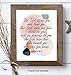 May the Lord Bless You and Keep You - Positive Inspirational Uplifting Religious Bible Study Wall Decor - Motivational Quote Scripture Verse Wall Art - Christian Encouragement Gifts - Aaronic Blessing