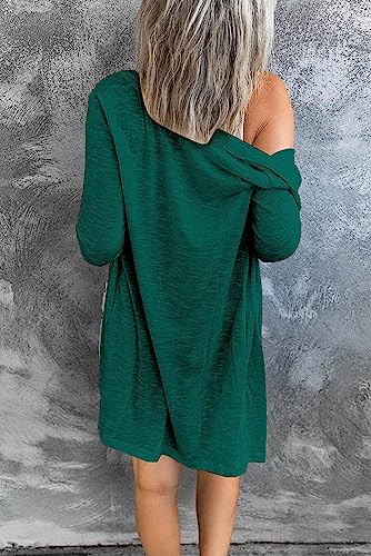 Image of Ladlop Womens Lightweight Open Front Cardigan Casual Long Sleeve Button Down Loose Fall Cardigans