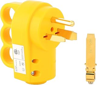 2-in-1 Nema 6-50P/6-30P Welder Plug, 30A/50A 250V Welder 3-Prong Male Plug, ETL Listed 30A Welder Plug, 50A 250V Welder Plug