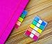 500 Pieces Tabs 2 Inch Sticky Index Tabs, Writable and Repositionable File Tabs Flags Colored Page Markers Labels for Reading Notes, Books and Classify Files, 21 Sets 10 Colors (Index Tabs)