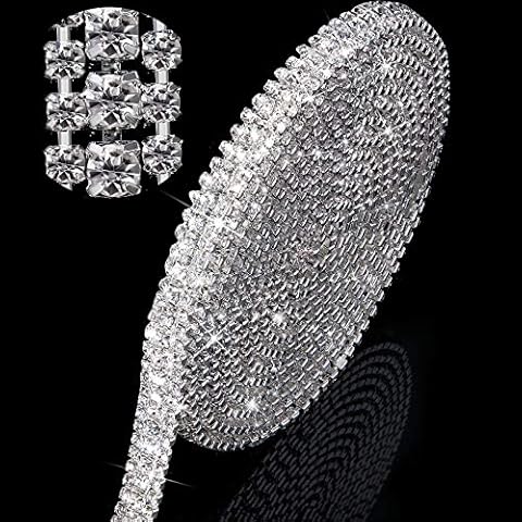 Hicarer Crystal Rhinestone Chain Trim Cover