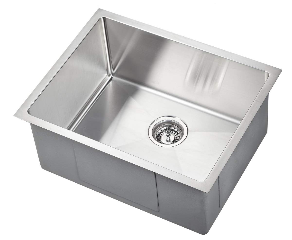 See full amazon price history chart for SINCORE 304 Grade Stainless Steel Hand Made Kitchen Sink with 1.0 mm Thickness (Silver, 21 X 18 X 8 Inches) SINCORE 304 Grade Stainless Steel Hand Made Kitchen Sink with 1.0 mm Thickness (Silver, 21 X 18 X 8 Inches) (B0893SD33M) Amazon Price History, Amazon Price Tracker