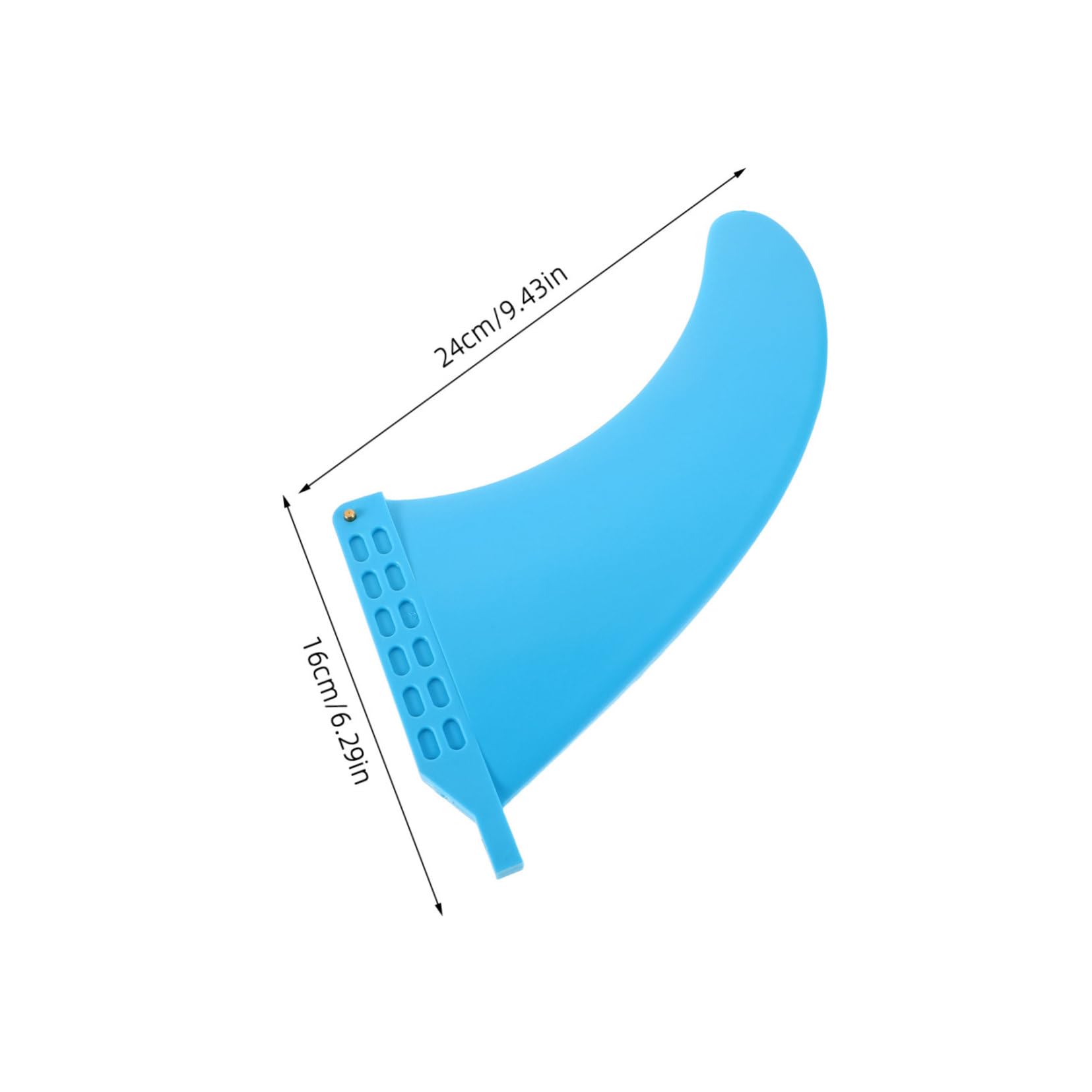 Outanaya Surfing Fin Nylon Fiberglass Paddleboard Center Fin Removable Tail Fin for Enhanced Stability and Compatibility with Various Sup Models Includes Screw for Easy