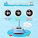 Mini LED Baby Bathtub Thermometer, Floating Whale Toy - Baby Bath Safety Alarm, Three-Color Temperature Display, Waterproof Temperature Detector, Floating Toy, Household Cleaning kit