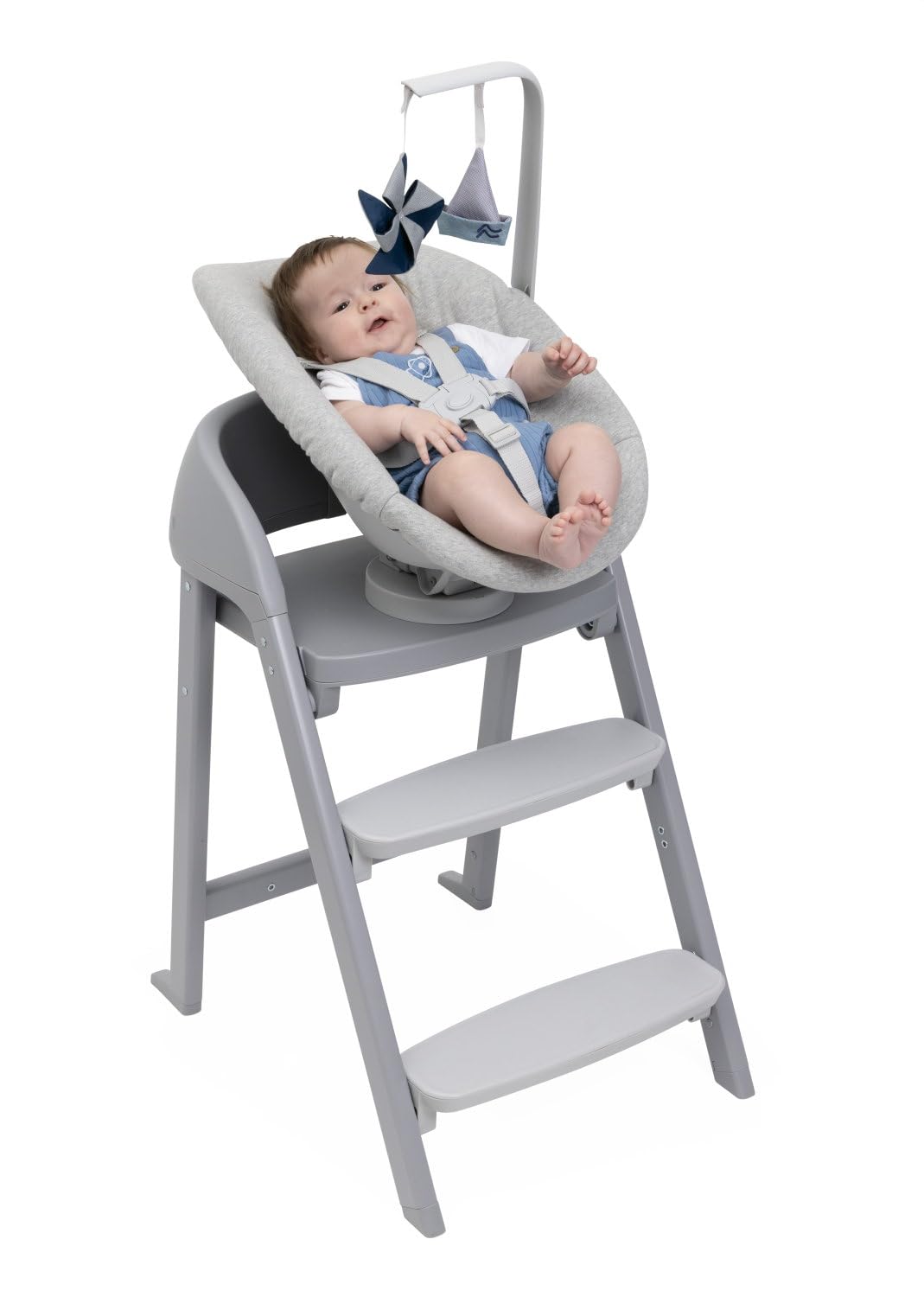 Chicco Crescendo Lite con Sdraietta, Sedia Evolutiva con Sdraietta Neonati Reclinabile, Seggiolone 6-36 Mesi, Sedia Bambino 36 Mesi-40 kg, Sedia Adulto Fino a 99 Anni, Poggiapiedi Incluso, Compatto