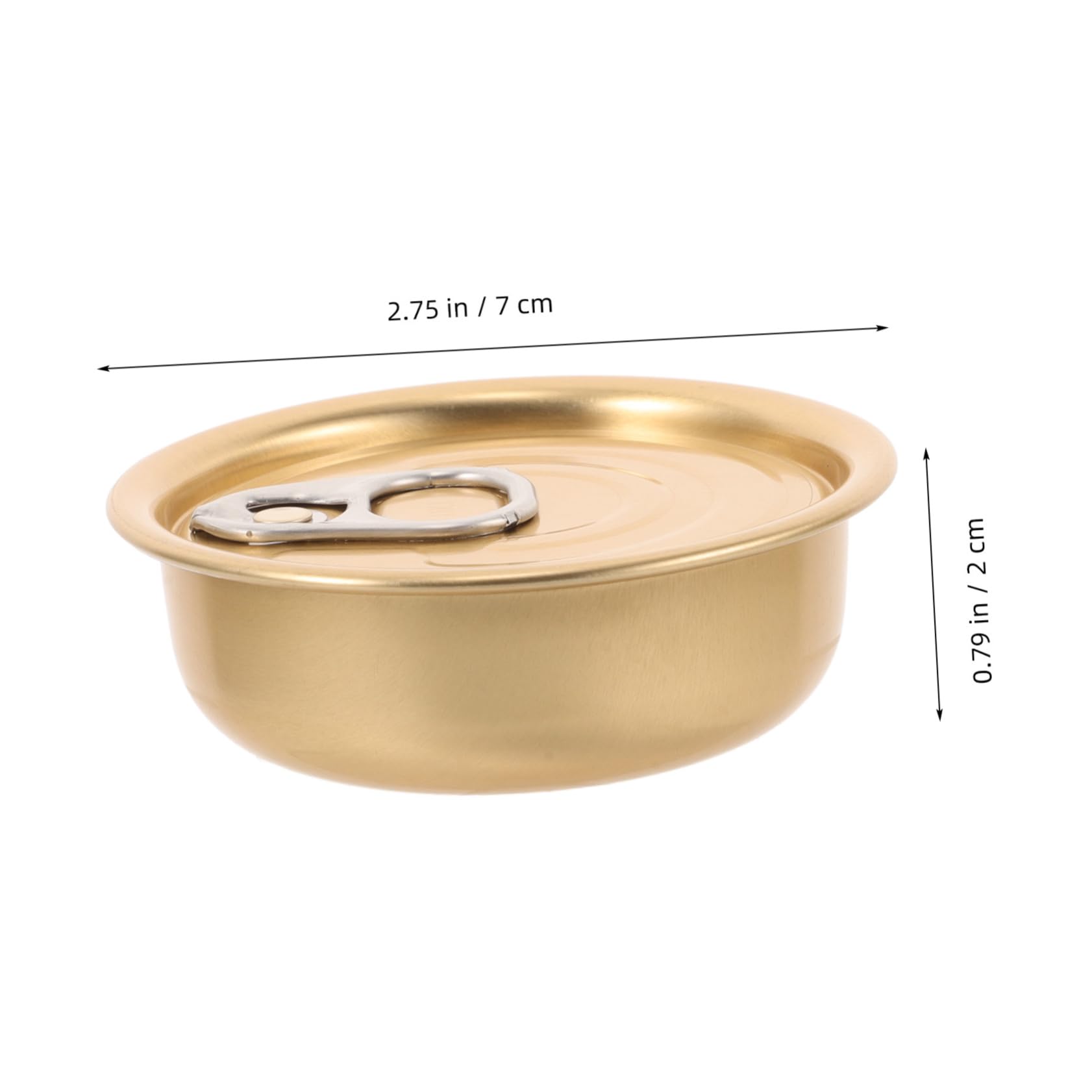 OHPHCALL 12pcs Snack Tins Versatile Aluminum Storage Cans for Pet Treats Empty Food Cans with Easy Open Lids for Cookies and Snacks Metal for Freshness