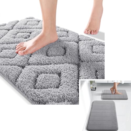 Yimobra Memory Foam Bath Mat Rug Set Luxury Bathroom Rug Mat, Ext...