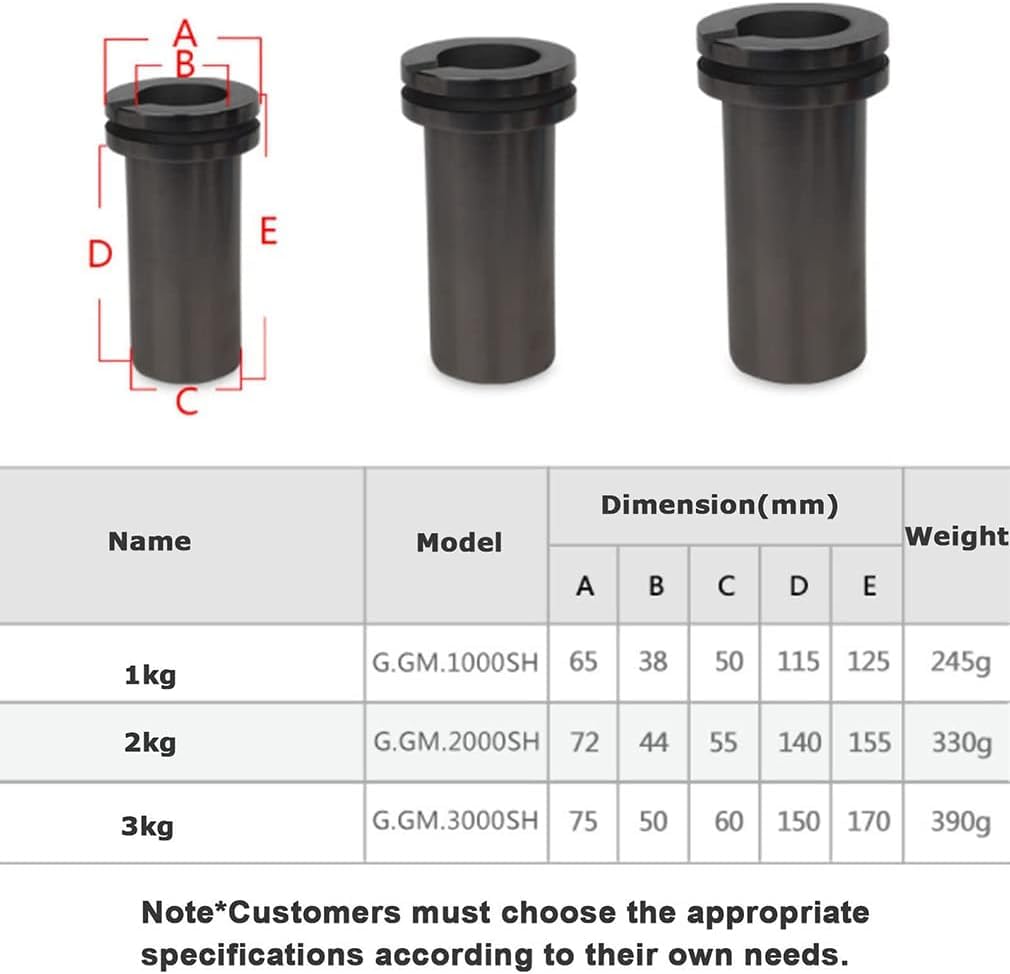 LYDZUSDP Electric Gold Melting Furnace,2102? Digital Metal Smelting Machine,Metal Casting Kit with Graphite Crucible for Melt Scrap,Silver,Gold,Copper,Black 1kg